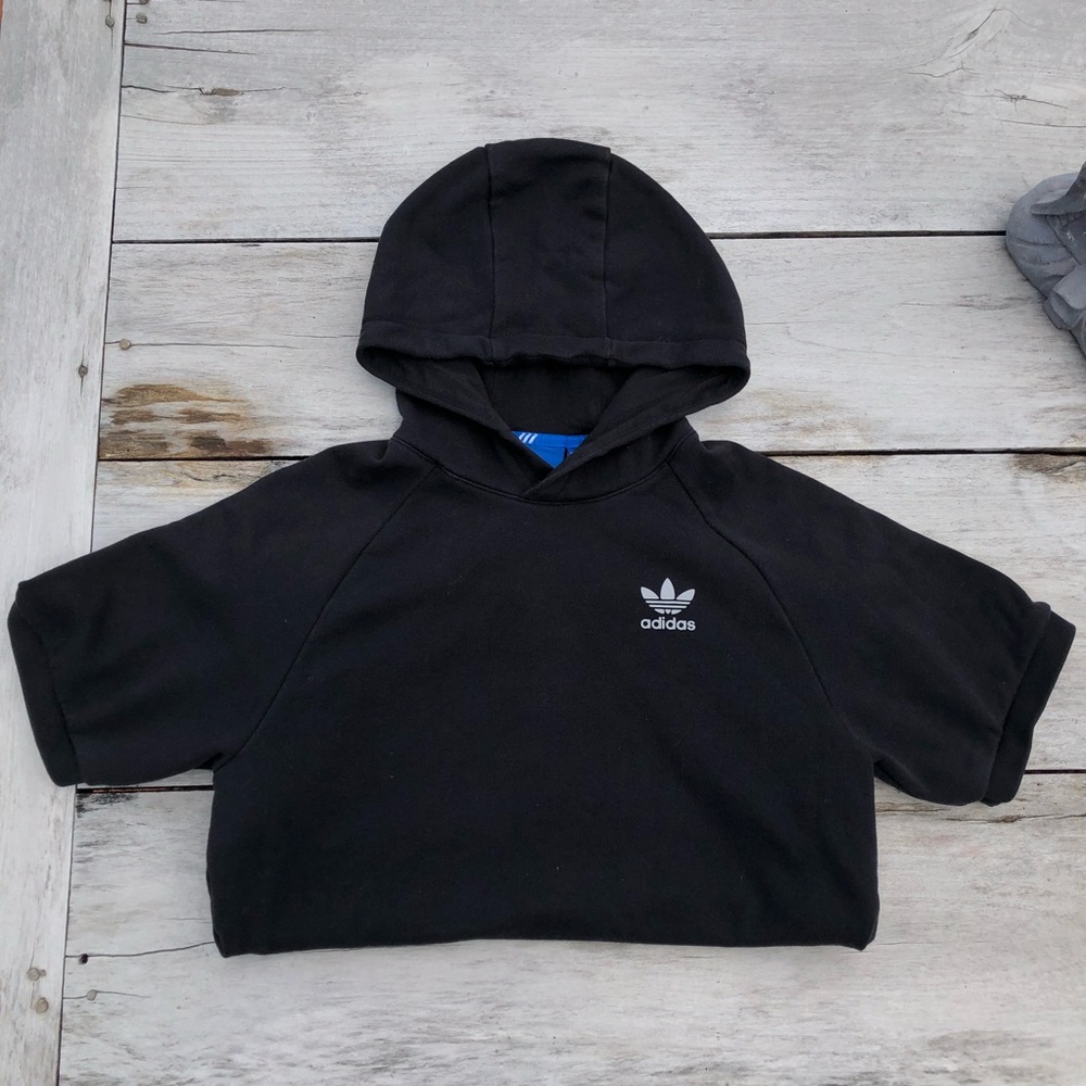 Adidas Originals Athletic Black sweater Shirt Sz S